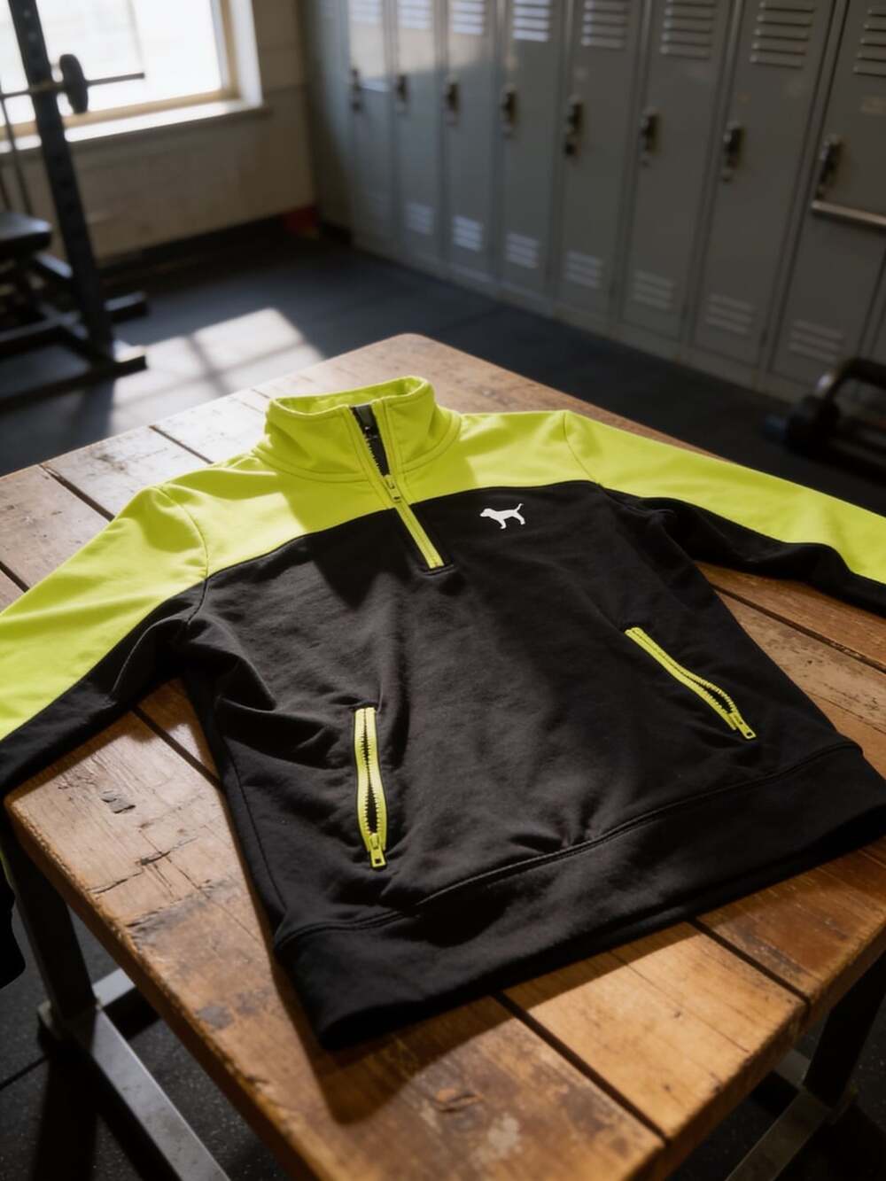PINK Victoria's Secret Ultimate Quarter-Zip Athletic Pullover Jacket